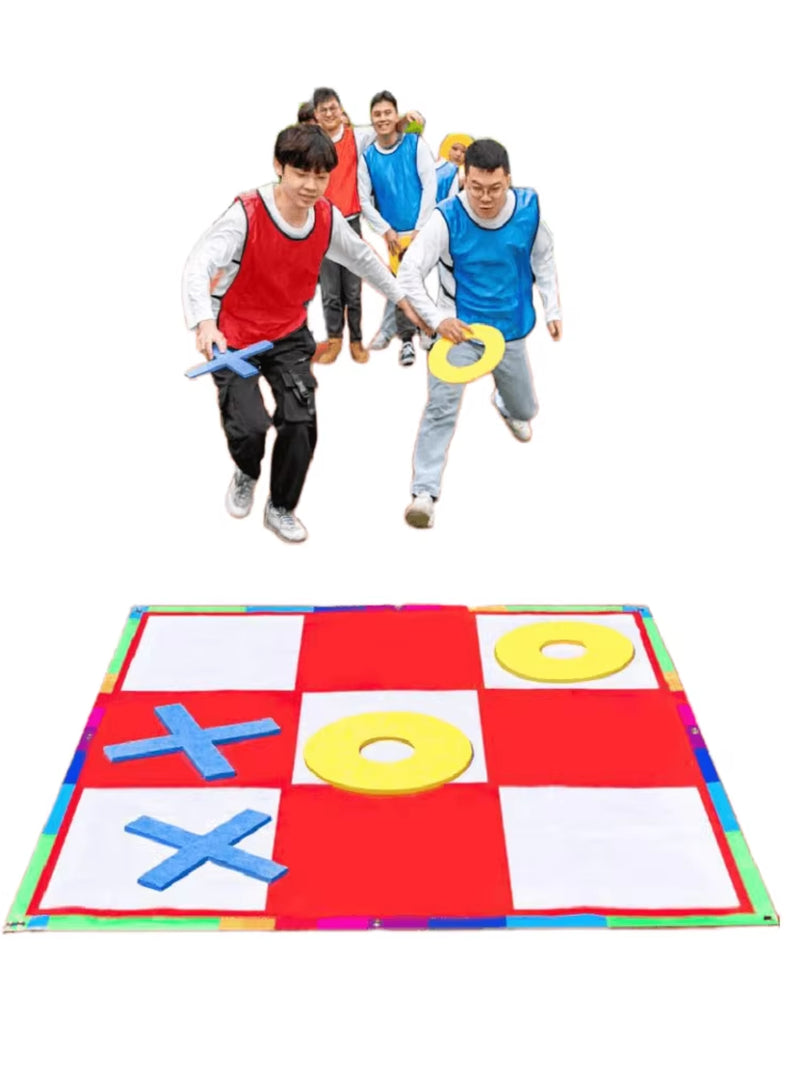 XO Chess Outdoor Indoor Toys Interaction Leisure Sports Group Team Building Games for Kids Adults Carnival Games Party Favor
