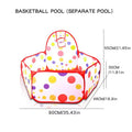 Children'S Ocean Ball Pool with Basketball Basket Bobo Pool Toy 0.9M (Excluding Ball)