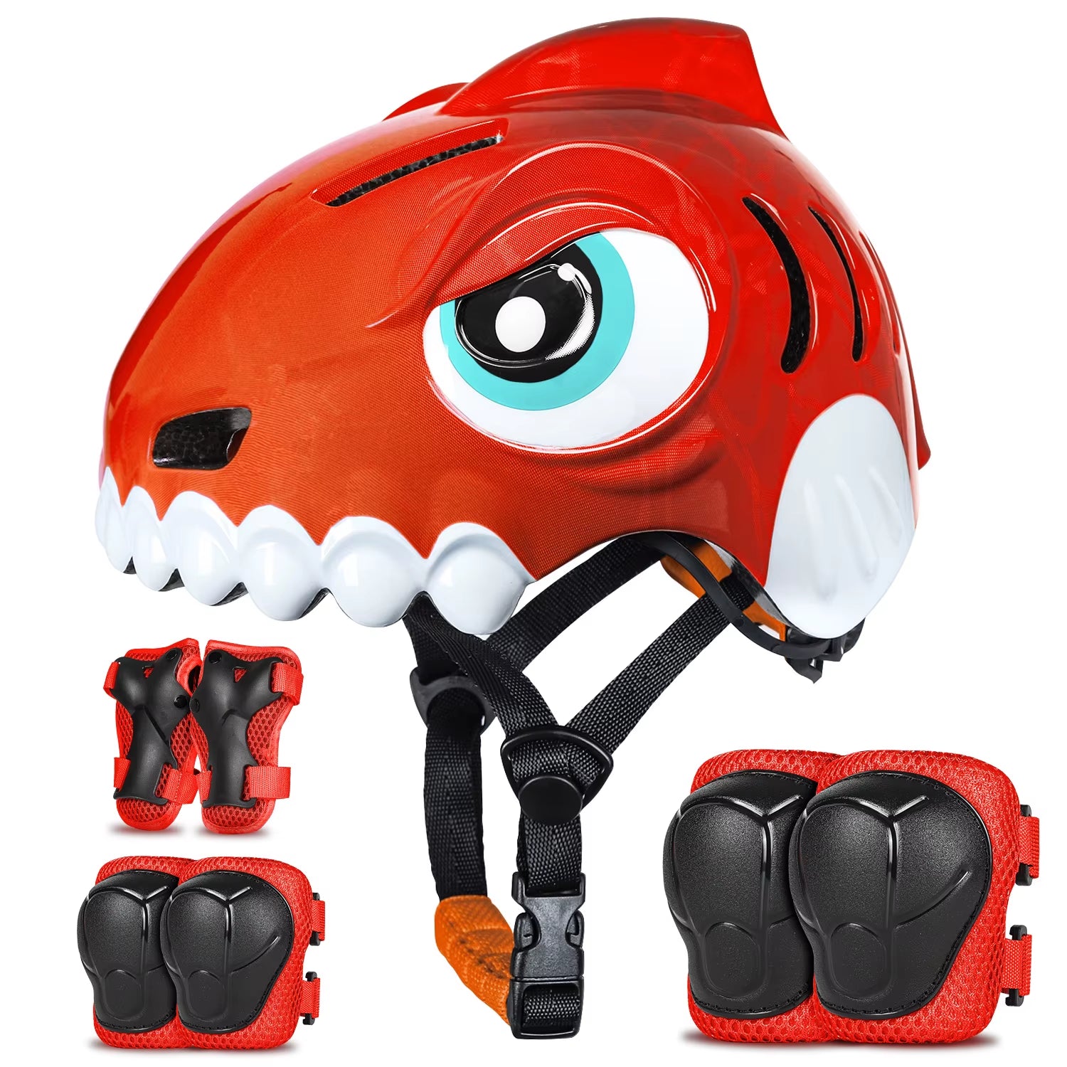 Kids Bicycle Helmet Children Sports Safety Protection Knee Elbow Pad Sets Balance Bike Roller Skating Cycling Helmets