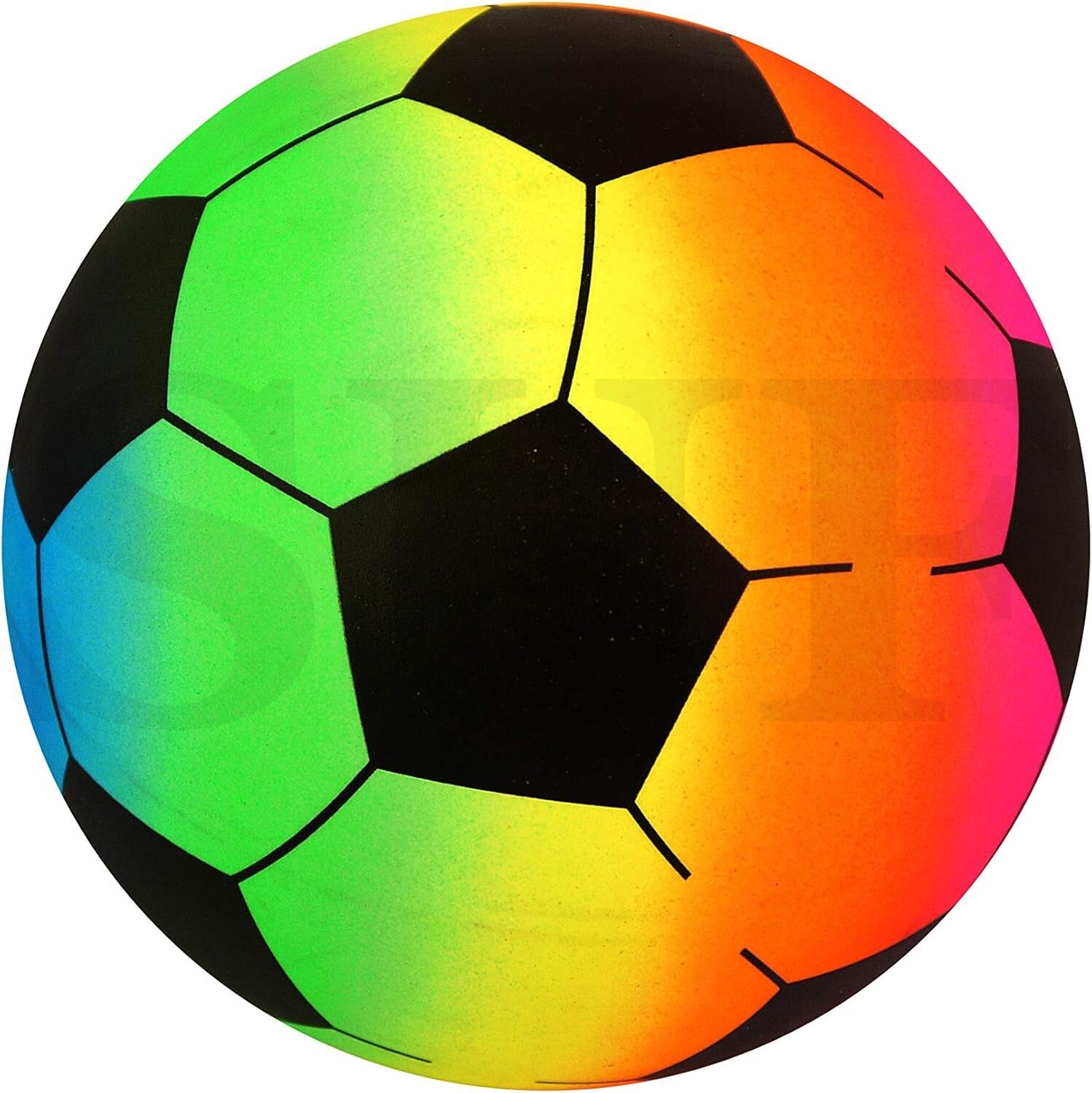 Rainbow Football Ball Kids Boys Outdoor Toy Garden Game Pocket Money Toy 1 PC