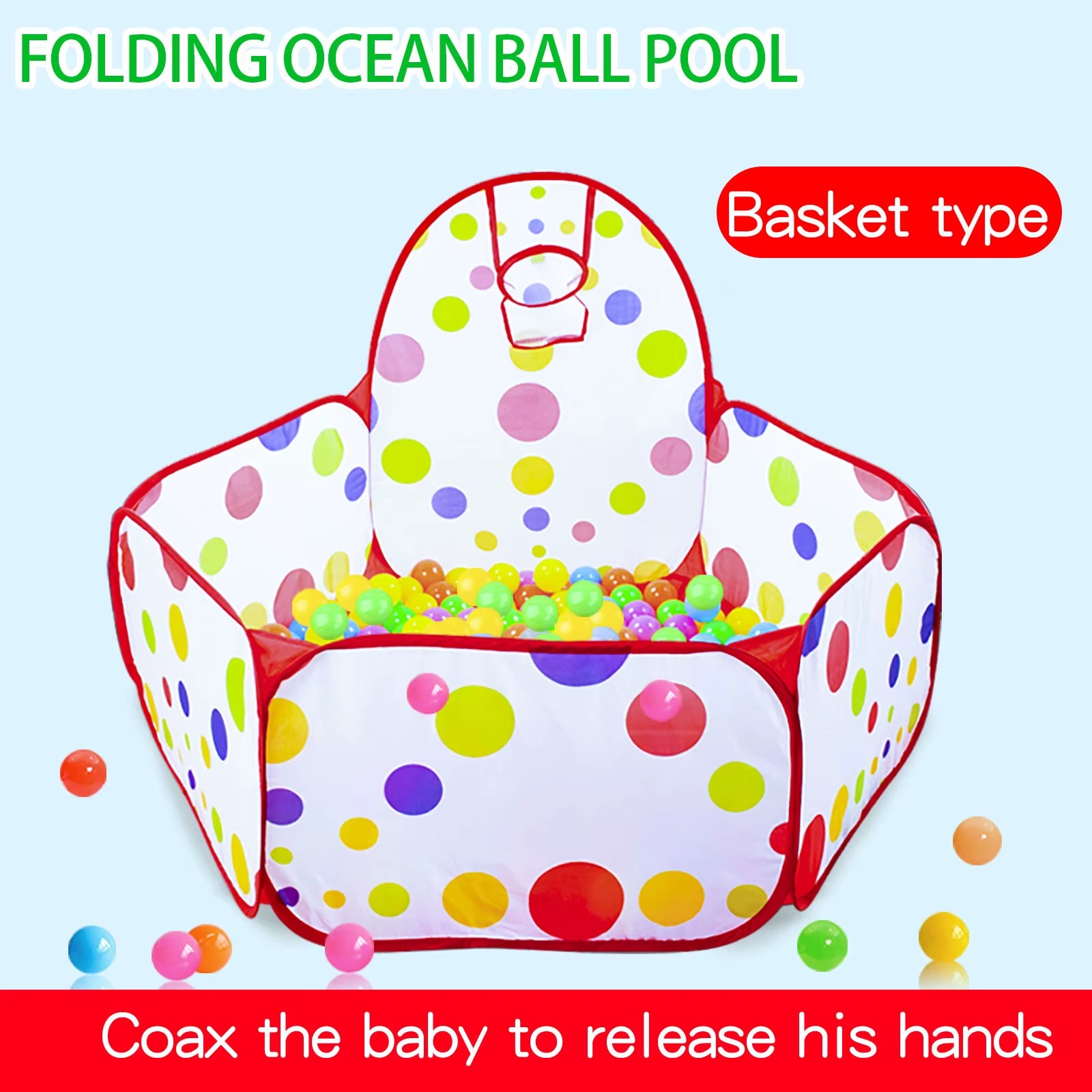 Children'S Ocean Ball Pool with Basketball Basket Bobo Pool Toy 0.9M (Excluding Ball)