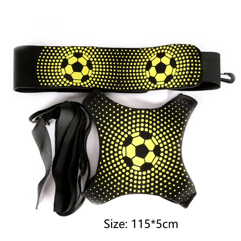 Adjustable Football Kick Trainer Soccer Ball Training Equipment Soccer Trainer Solo Practice Elastic Belt Sports Assistance