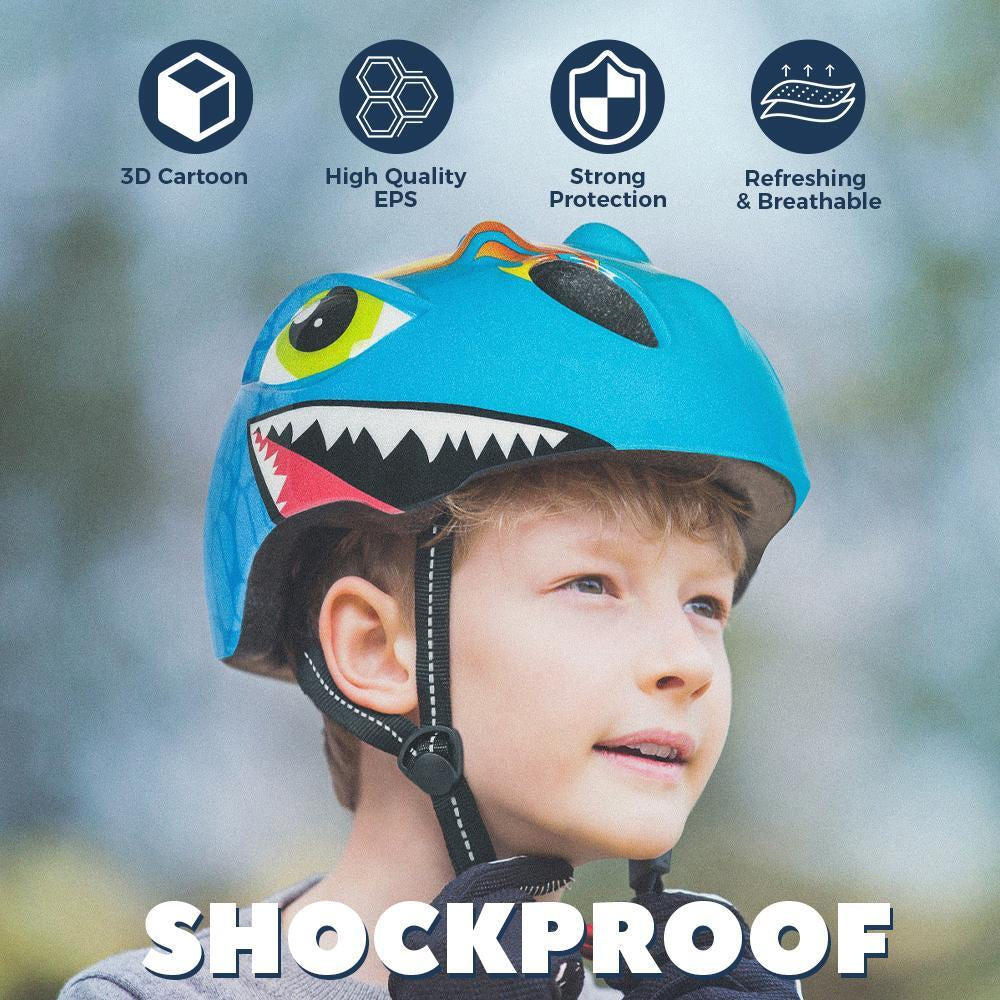 Kids Bicycle Helmet with Knee & Elbow Pads Set, Safety Gear for Cycling & Skatin