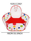 Children'S Ocean Ball Pool with Basketball Basket Play Tent Playhouse with Basketball Hoop for Boys Girls Kids (Excluding Ball)