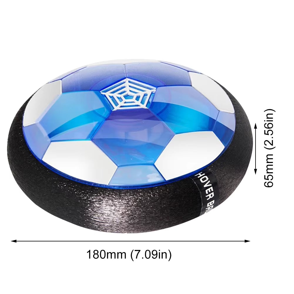 Air Power Hover Ball with LED Light and Foam Bumper Indoor Outdoor Toys Air Floating Soccer Ball Soccer Ball Toys Gifts for Kids