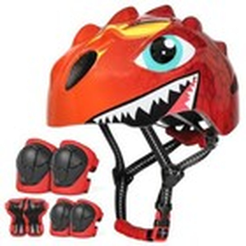Kids Bicycle Helmet with Knee & Elbow Pads Set, Safety Gear for Cycling & Skatin