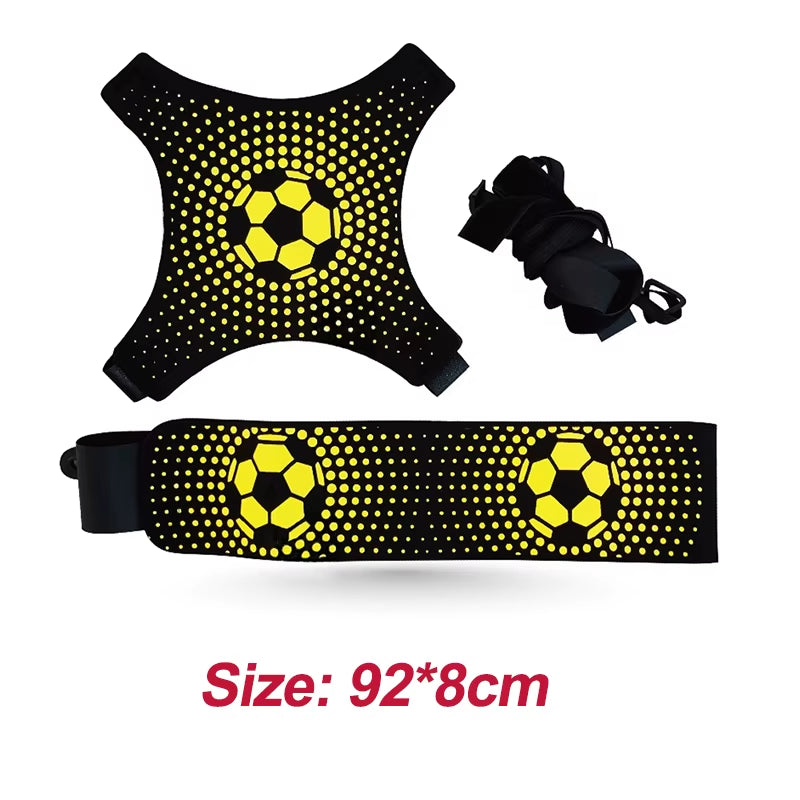 Adjustable Football Kick Trainer Soccer Ball Training Equipment Soccer Trainer Solo Practice Elastic Belt Sports Assistance
