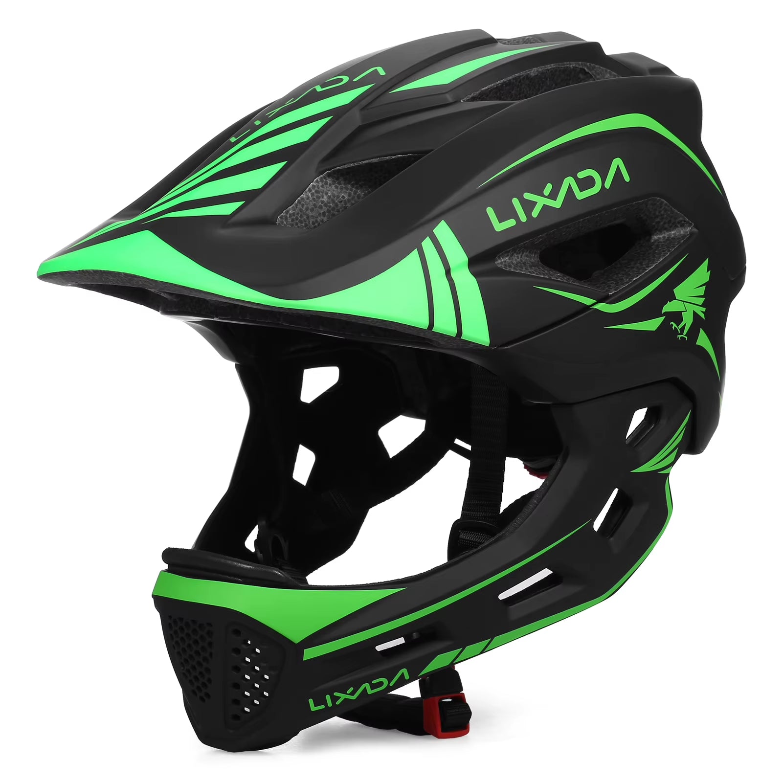 Lixada Kids 2-In-1 Detachable Full Face Helmet Children Sports Safety Bike Helmet Protective Gear Kids Helmet Cycling Helmet