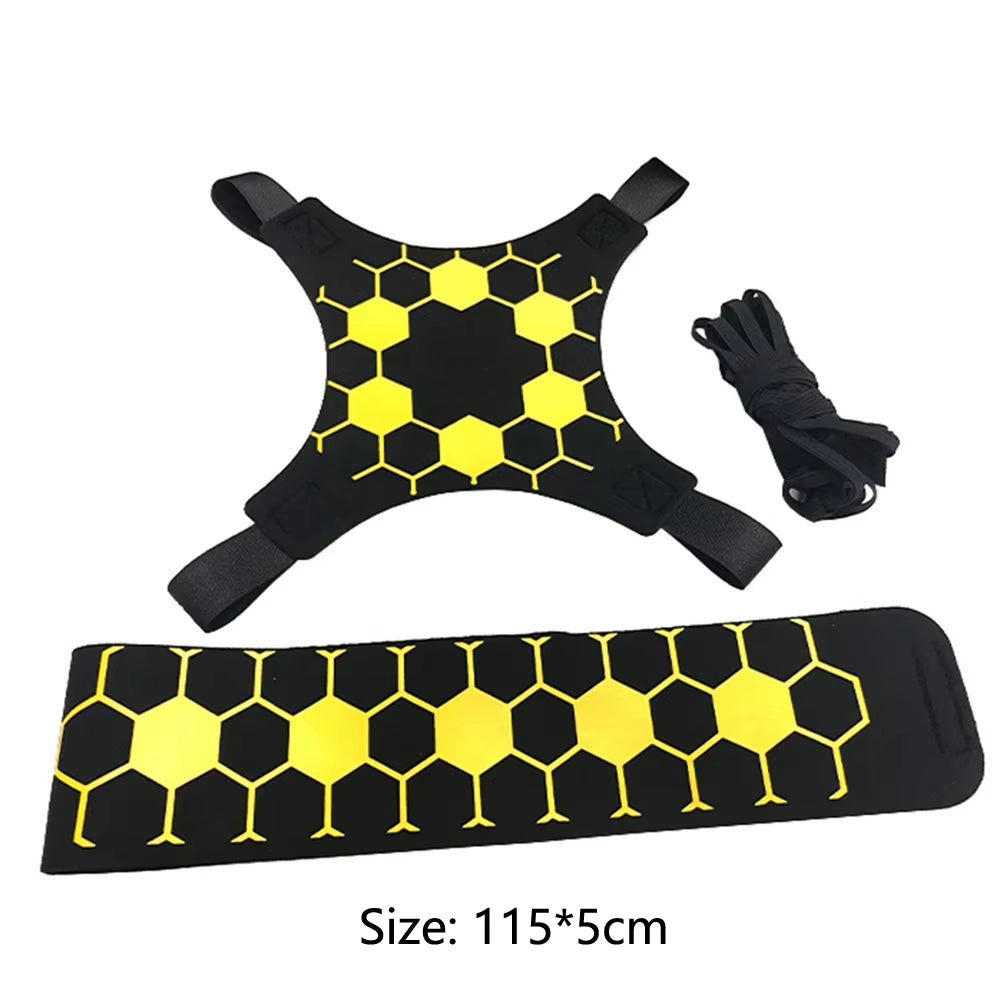 Adjustable Football Kick Trainer Soccer Ball Training Equipment Soccer Trainer Solo Practice Elastic Belt Sports Assistance