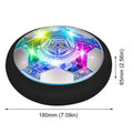 Air Power Hover Ball with LED Light and Foam Bumper Indoor Outdoor Toys Air Floating Soccer Ball Soccer Ball Toys Gifts for Kids