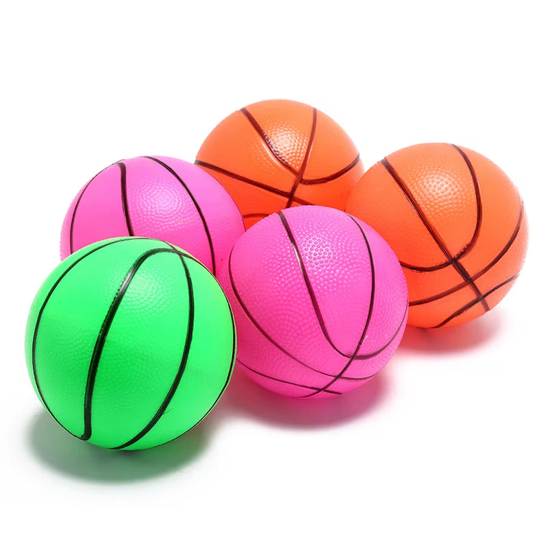 12Cm/16Cm Random Color Inflatable PVC Basketball Volleyball Beach Ball Kid Adult Sports Toy